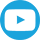 ikona youtube modrá